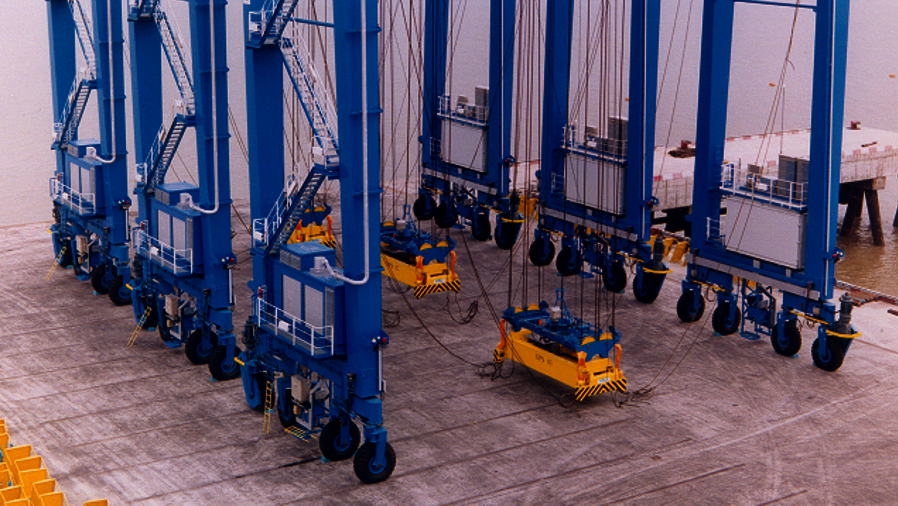 Rubber tyred gantry crane motors Rubber tyred gantry crane motors